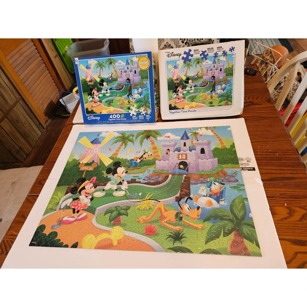 Disney Mickey Mouse Together Time‎ 400 Piece Family Jigsaw Puzzle Ceaco 42343